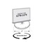 Azar Displays Two-Sided Revolving Acrylic Sign Holder, 8.5inW x 5.5inH, 2PK 108552 - alternate 2